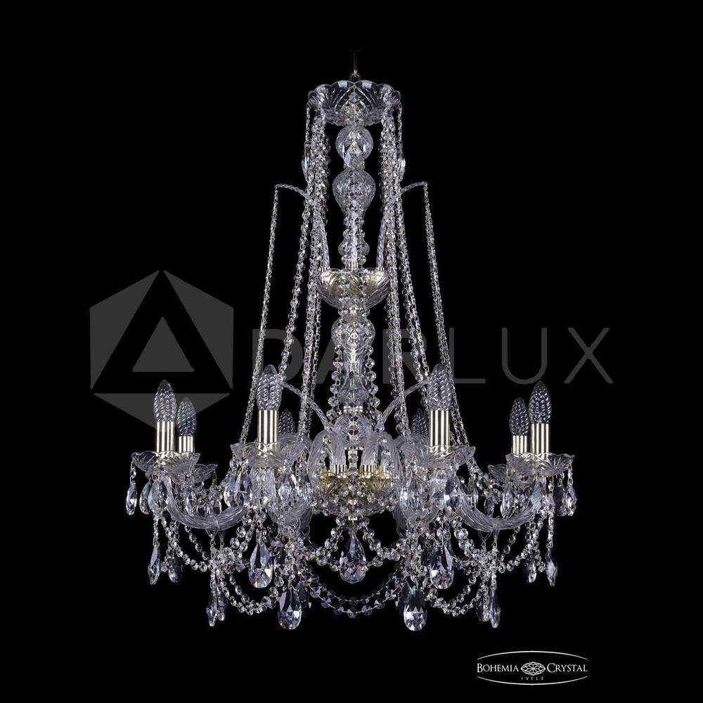 Люстра хрустальная 1411/8/240/XL-83 G Bohemia Ivele Crystal