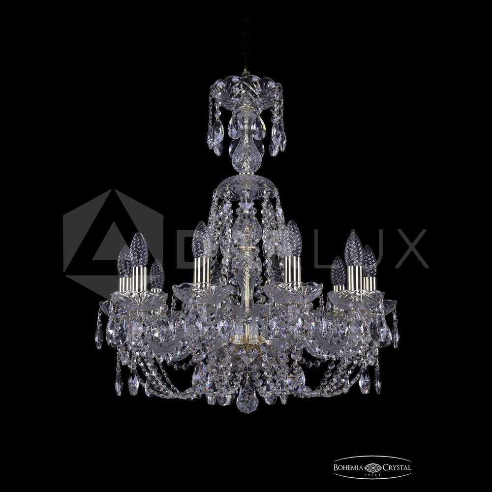 Люстра хрустальная 1406/10/195/XL-64 G Bohemia Ivele Crystal