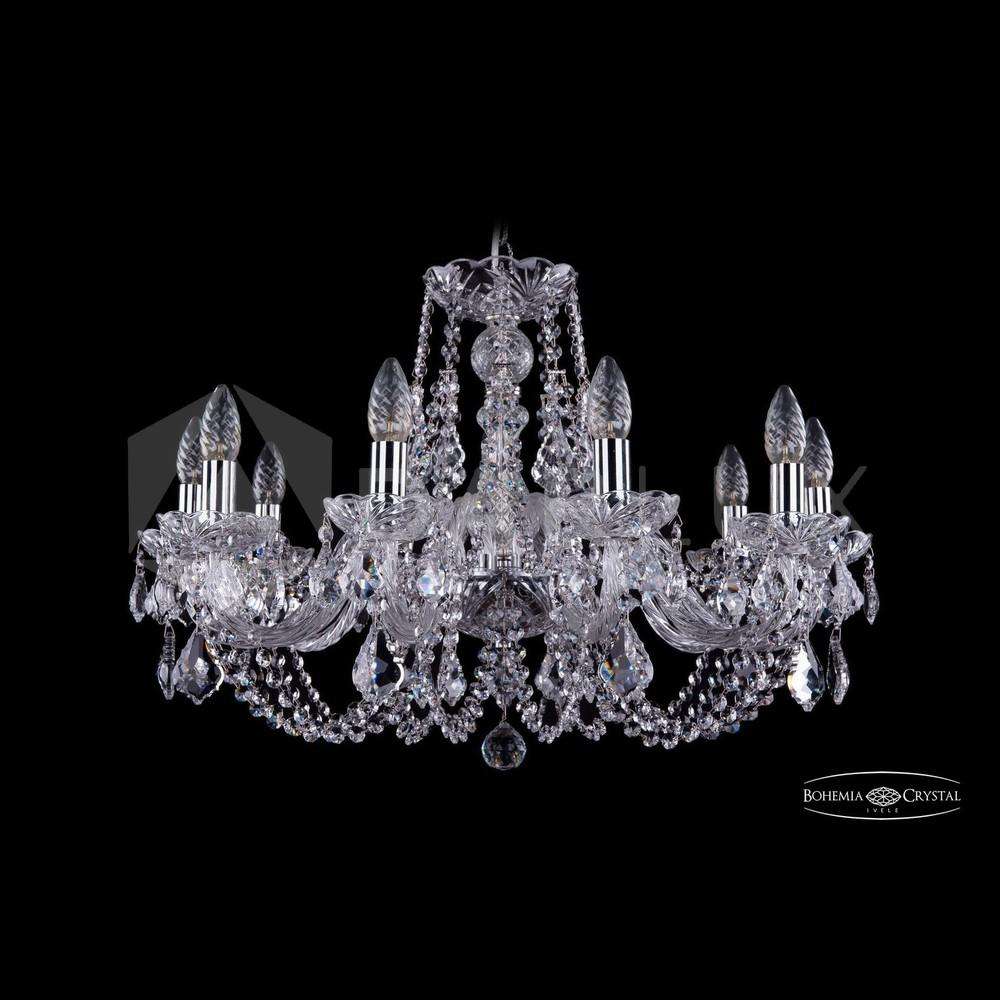 Люстра хрустальная 1406/10/240 Ni Leafs Bohemia Ivele Crystal