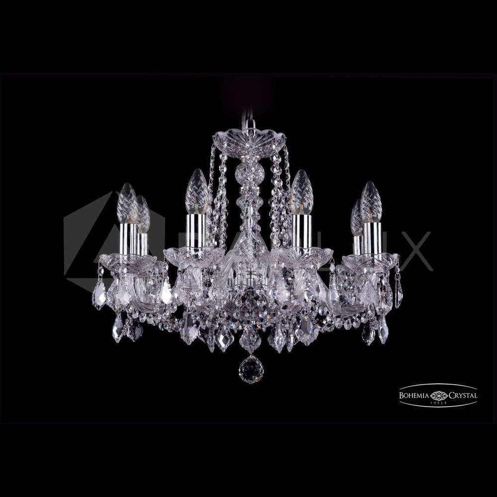 Люстра хрустальная 1402/8/160 Ni Leafs Bohemia Ivele Crystal