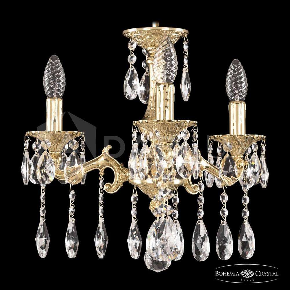 Люстра бронзовая 72102/3/125 A G Bohemia Ivele Crystal