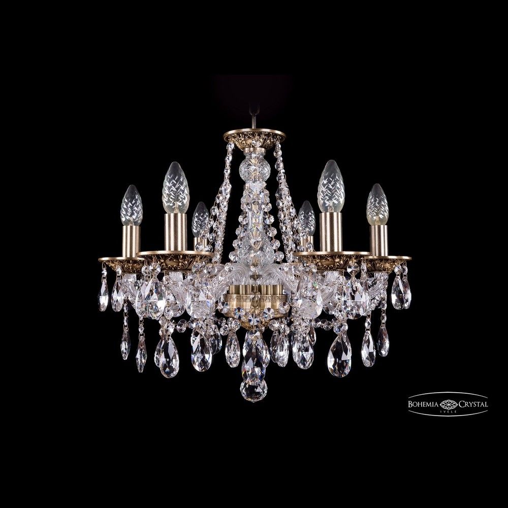 Люстра хрустальная 1613/6/165v FP Bohemia Ivele Crystal