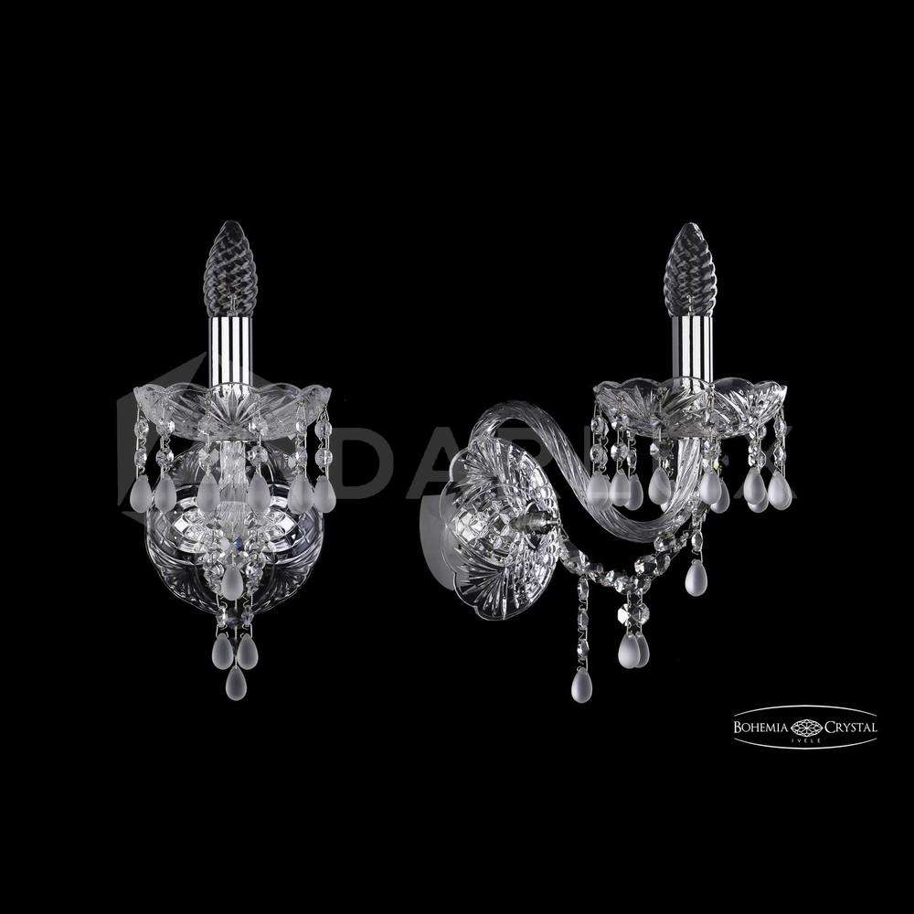 Бра хрустальные 1410B/1/160/XL Ni V0300 Bohemia Ivele Crystal