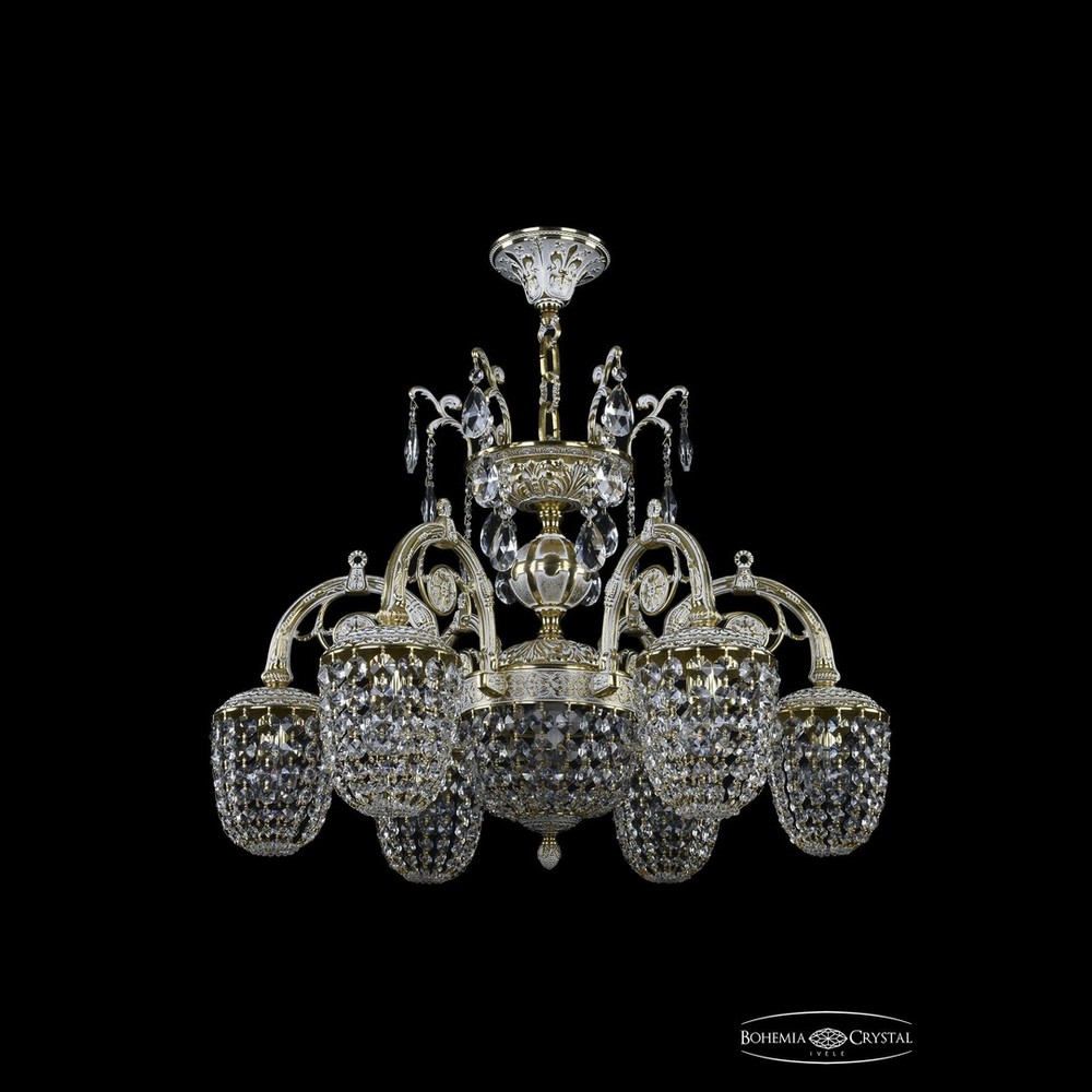 Люстра бронзовая 8723/6/KR175SP/175IT GW Bohemia Ivele Crystal