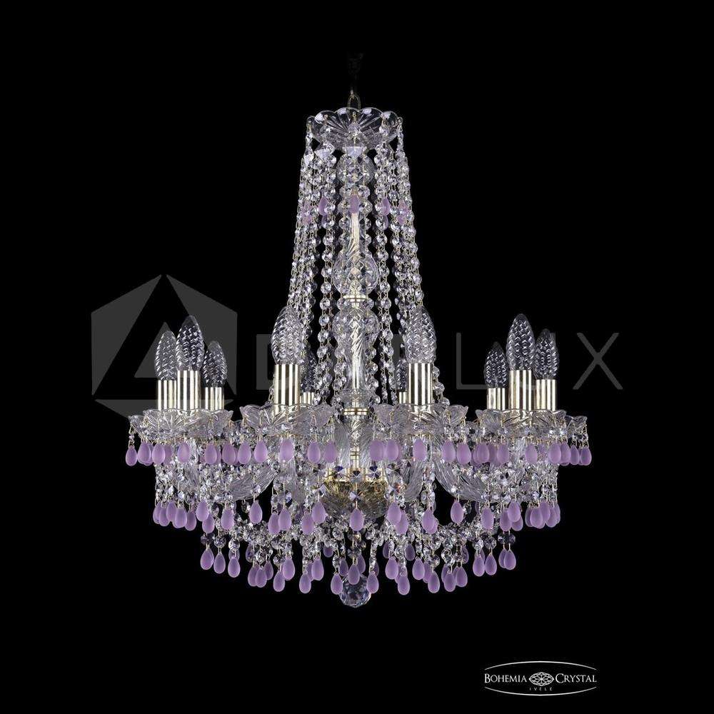 Люстра хрустальная 1410/10/195/h-60 G V7010 Bohemia Ivele Crystal