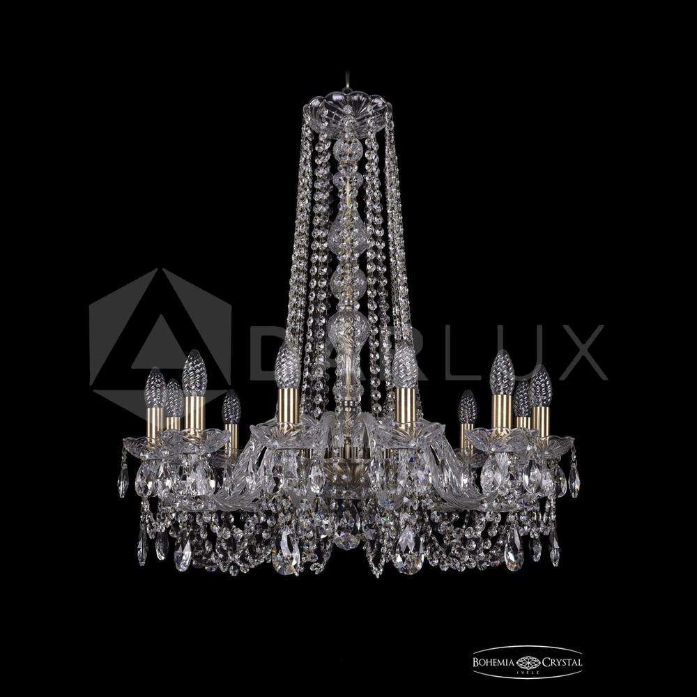 Люстра хрустальная 1402/12/240/h-75 Pa Bohemia Ivele Crystal