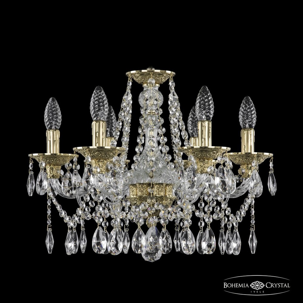 Люстра хрустальная 16113/6/165 G Bohemia Ivele Crystal