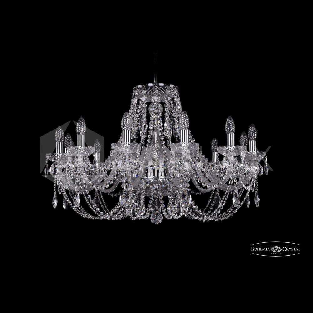 Люстра хрустальная 1406/12/300 Ni Bohemia Ivele Crystal