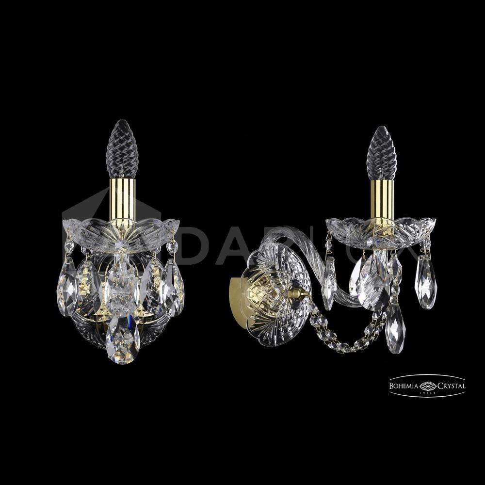 Бра хрустальные 1402B/1/160v/XL G Bohemia Ivele Crystal