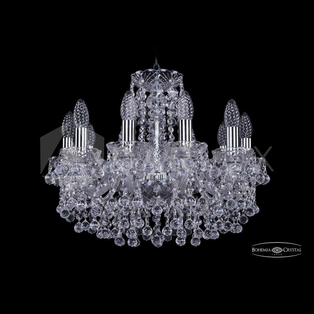 Люстра хрустальная 1409/10/160 Ni Bohemia Ivele Crystal