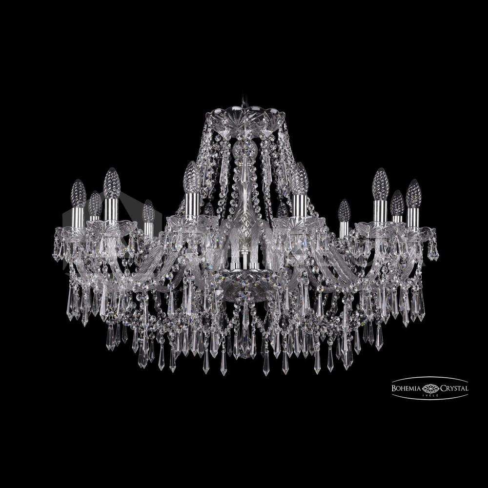 Люстра хрустальная 1403/12/300 Ni Bohemia Ivele Crystal