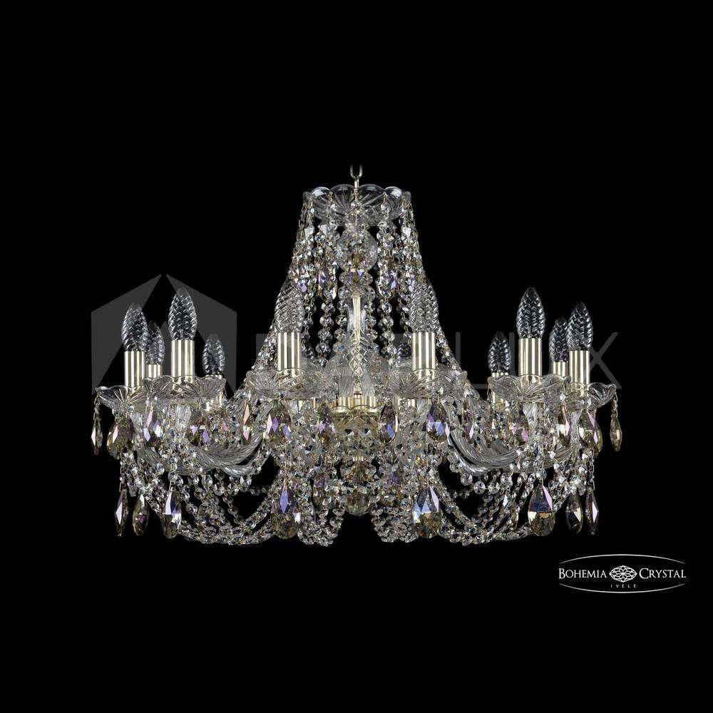 Люстра хрустальная 1406/12/240 G K801 Bohemia Ivele Crystal