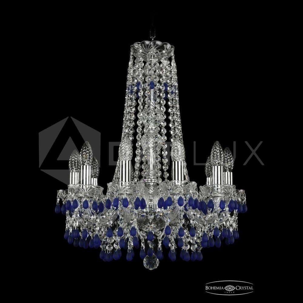 Люстра хрустальная 1410/10/160/h-60 Ni V3001 Bohemia Ivele Crystal
