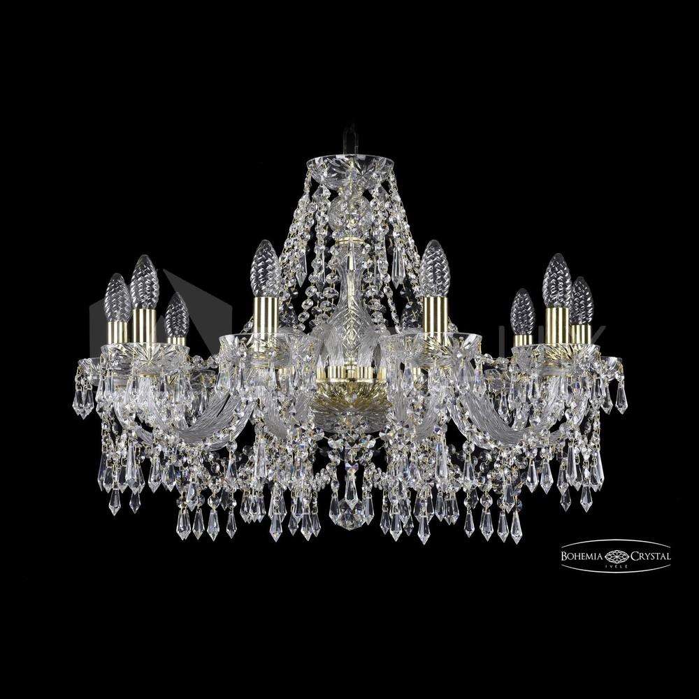 Люстра хрустальная 2403/10/240 G Clear/1A Bohemia Ivele Crystal