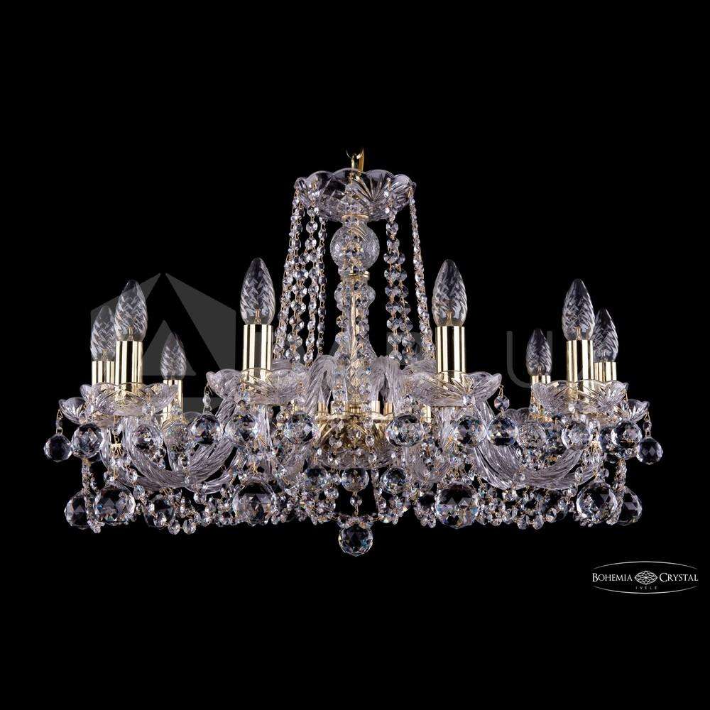 Люстра хрустальная 1402/10/240 G Balls Bohemia Ivele Crystal