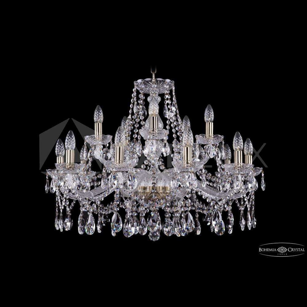 Люстра хрустальная 1413/10+5/300 Pa Bohemia Ivele Crystal