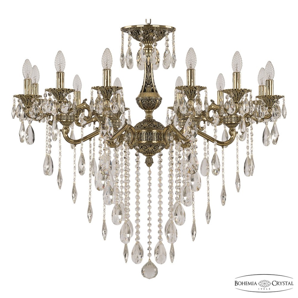 Люстра бронзовая 72106/12/350 B GB Bohemia Ivele Crystal