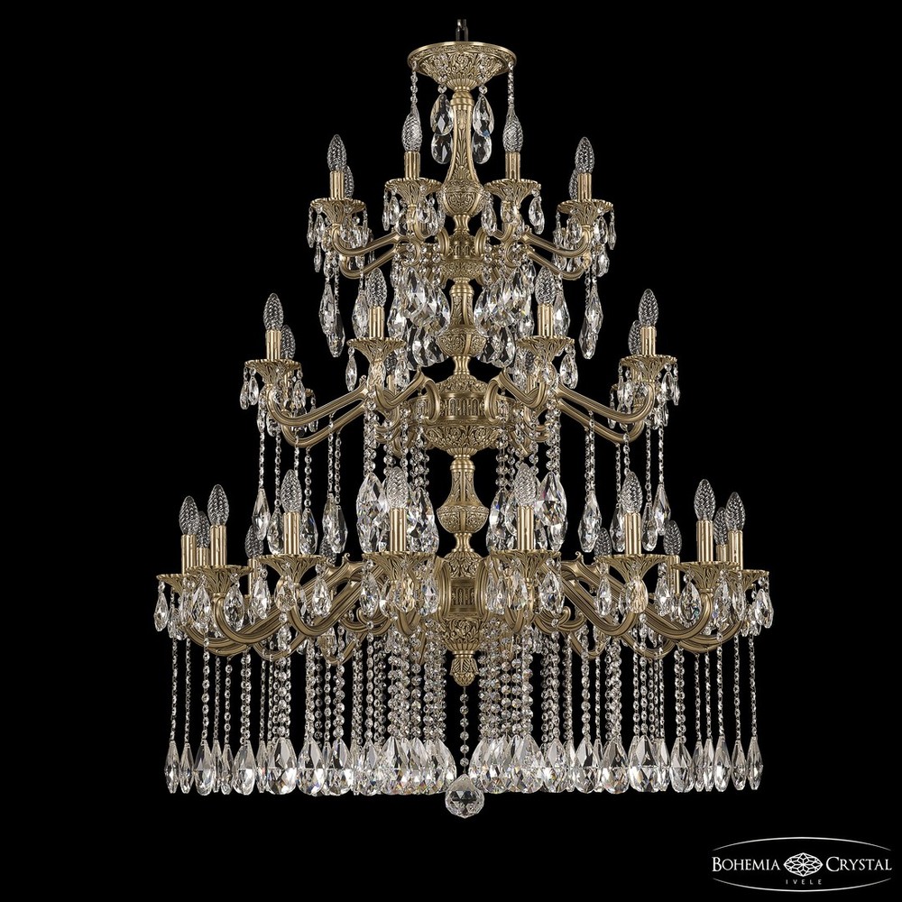 Люстра бронзовая 72102/16+8+8/360/3d A FP Bohemia Ivele Crystal