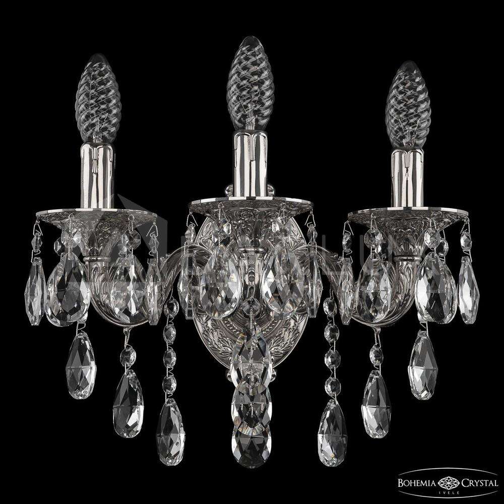 Бра бронзовые 7101B11/3/125 B Ni Bohemia Ivele Crystal