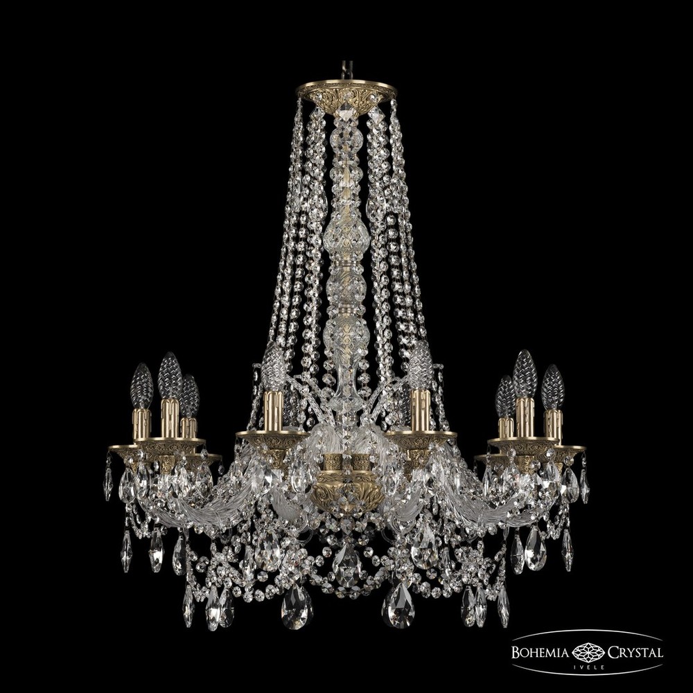 Люстра хрустальная 16111/10/240/h-80 FP Bohemia Ivele Crystal
