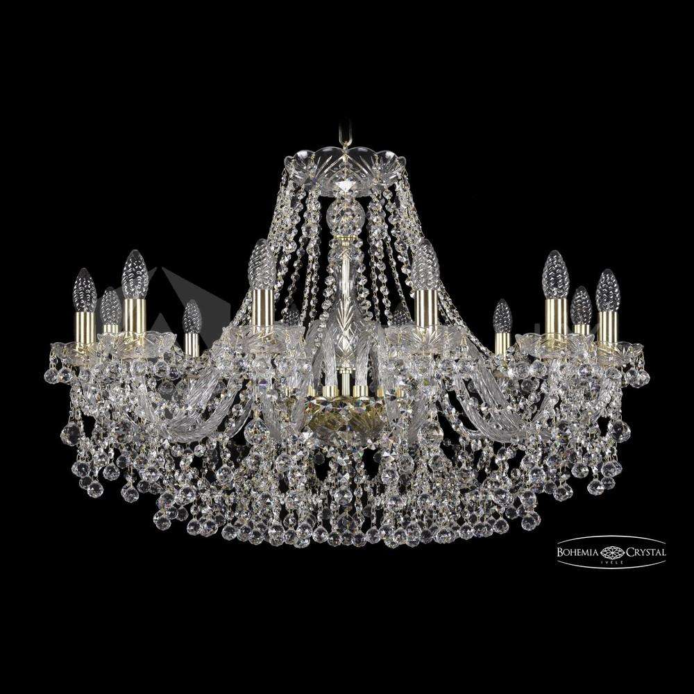 Люстра хрустальная 1409/12/300 Ni M731 Bohemia Ivele Crystal