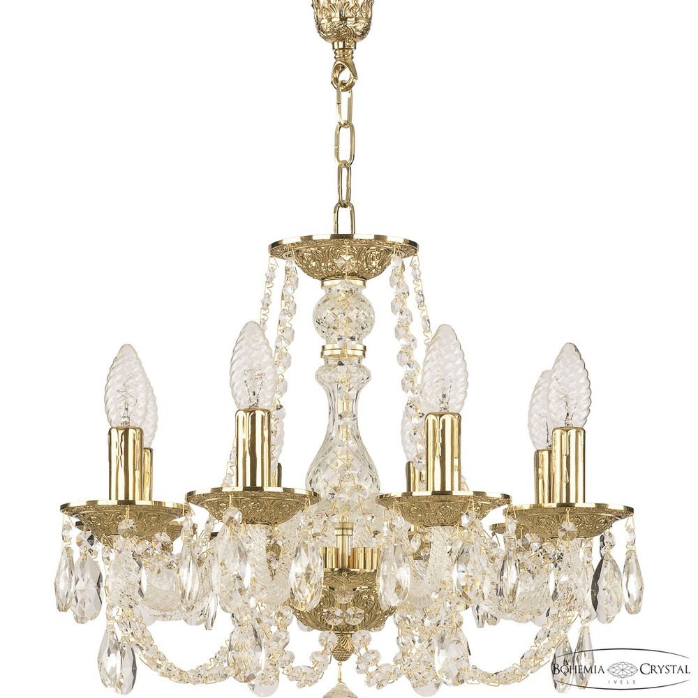 Люстра хрустальная 1601/8/141 G Bohemia Ivele Crystal