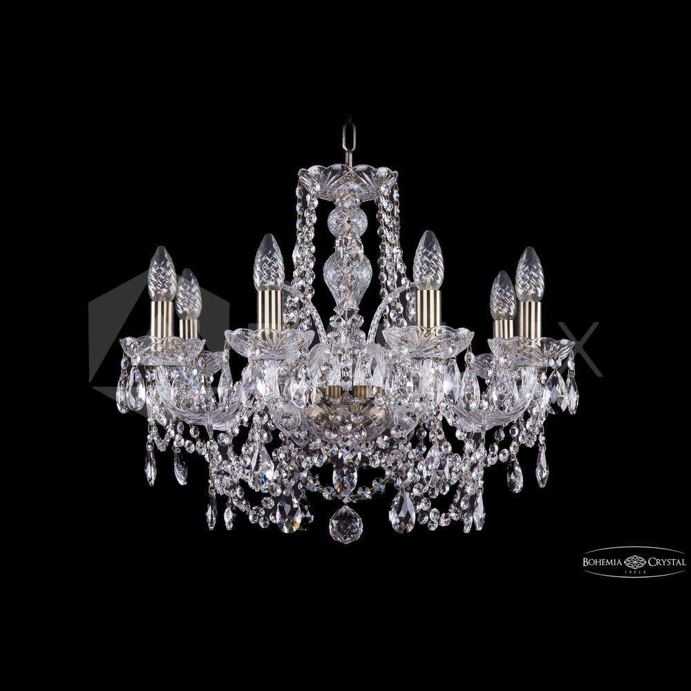 Люстра хрустальная 1411/8/195 Pa Bohemia Ivele Crystal