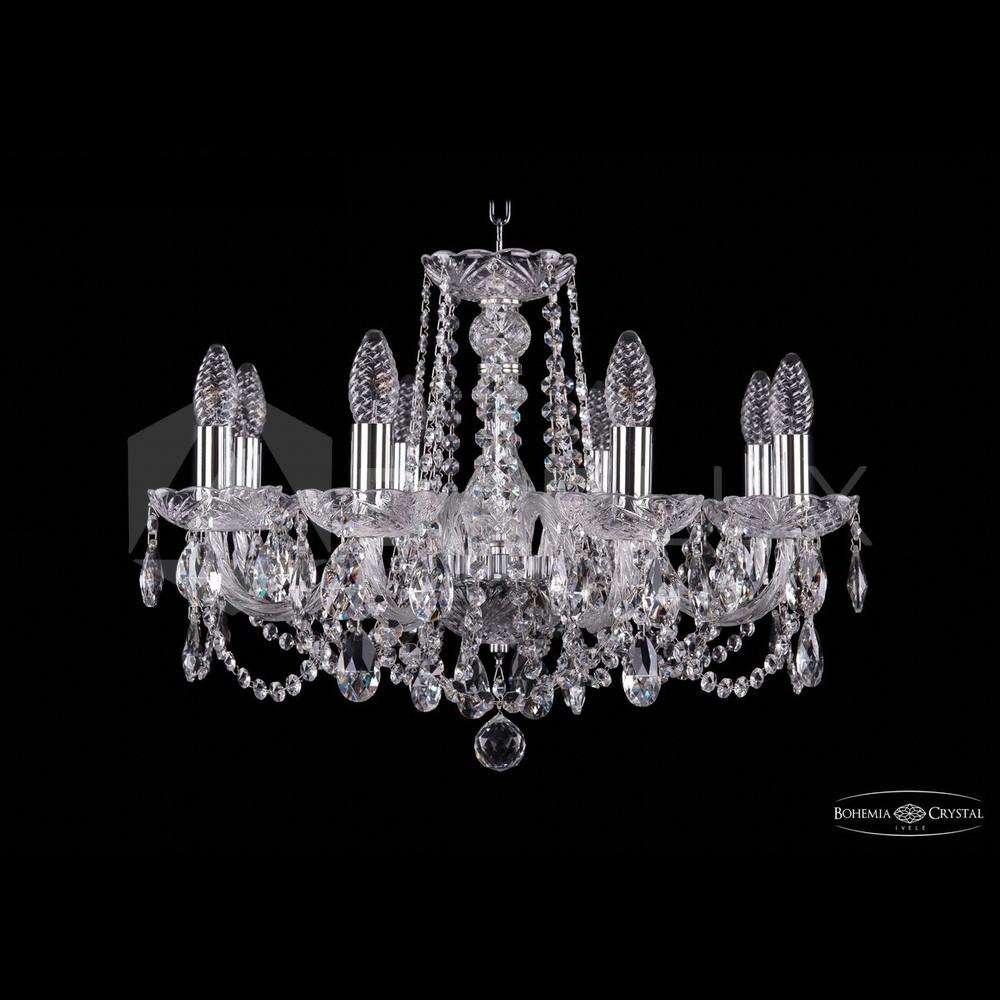 Люстра хрустальная 1402/8/195 Ni Bohemia Ivele Crystal