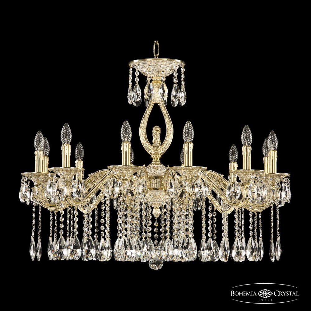 Люстра бронзовая 71402/12/300 A GW FL2S Bohemia Ivele Crystal