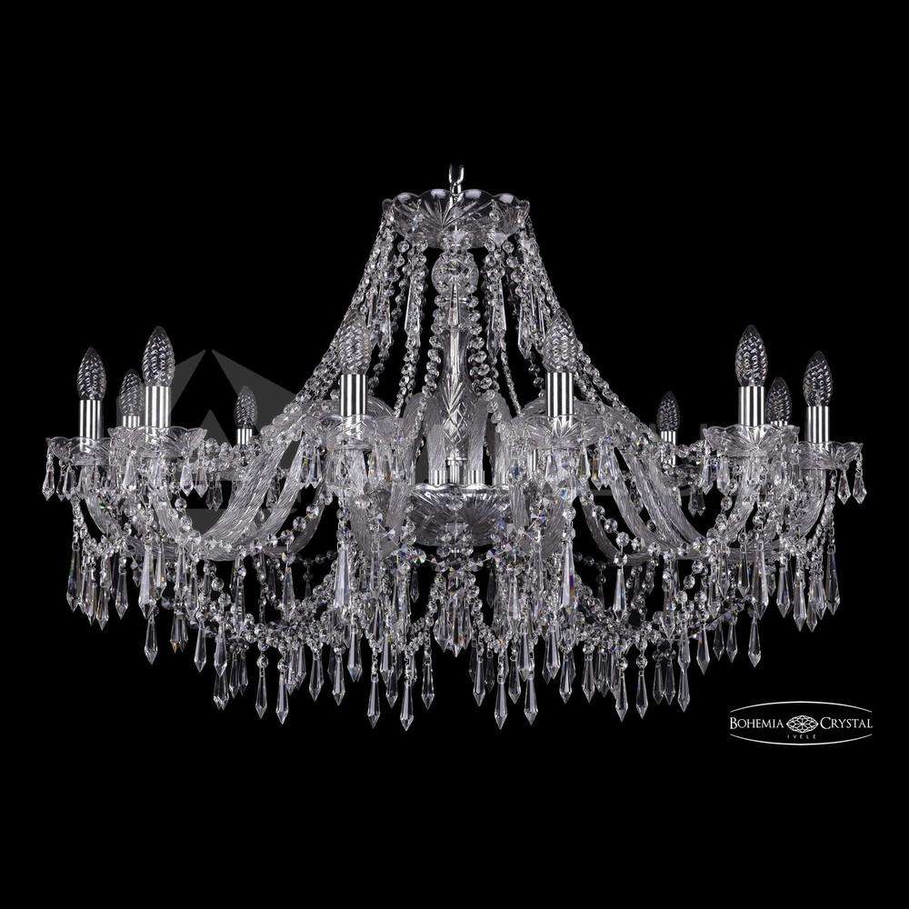 Люстра хрустальная 1403/12/360 Ni Bohemia Ivele Crystal