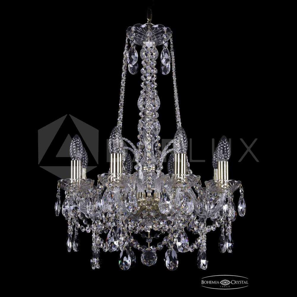 Люстра хрустальная 1411/8/141/h-62 G Bohemia Ivele Crystal