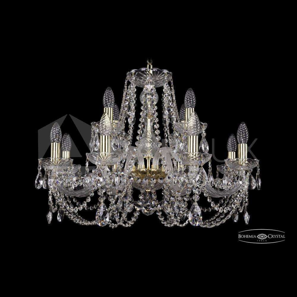 Люстра хрустальная 1406/8+4/240v G Bohemia Ivele Crystal