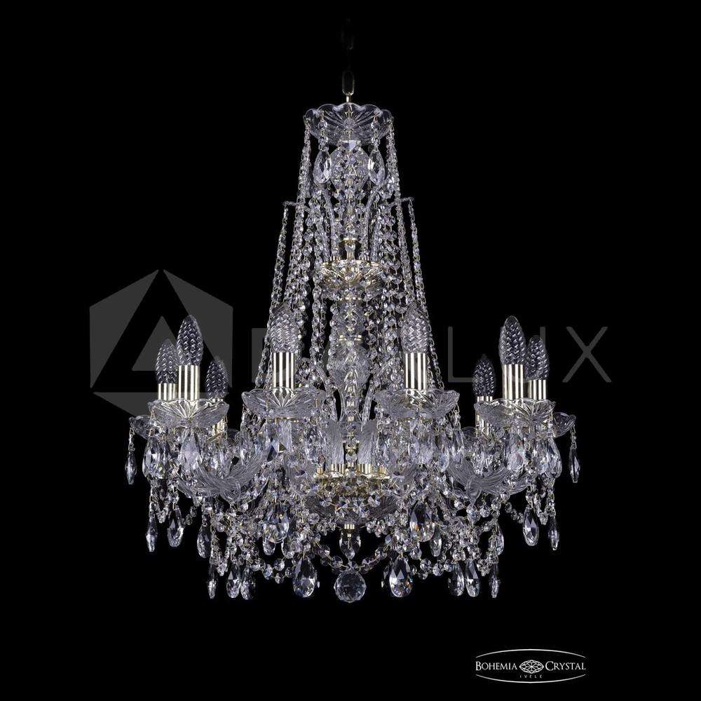 Люстра хрустальная 1411/10/195/XL-65 G Bohemia Ivele Crystal