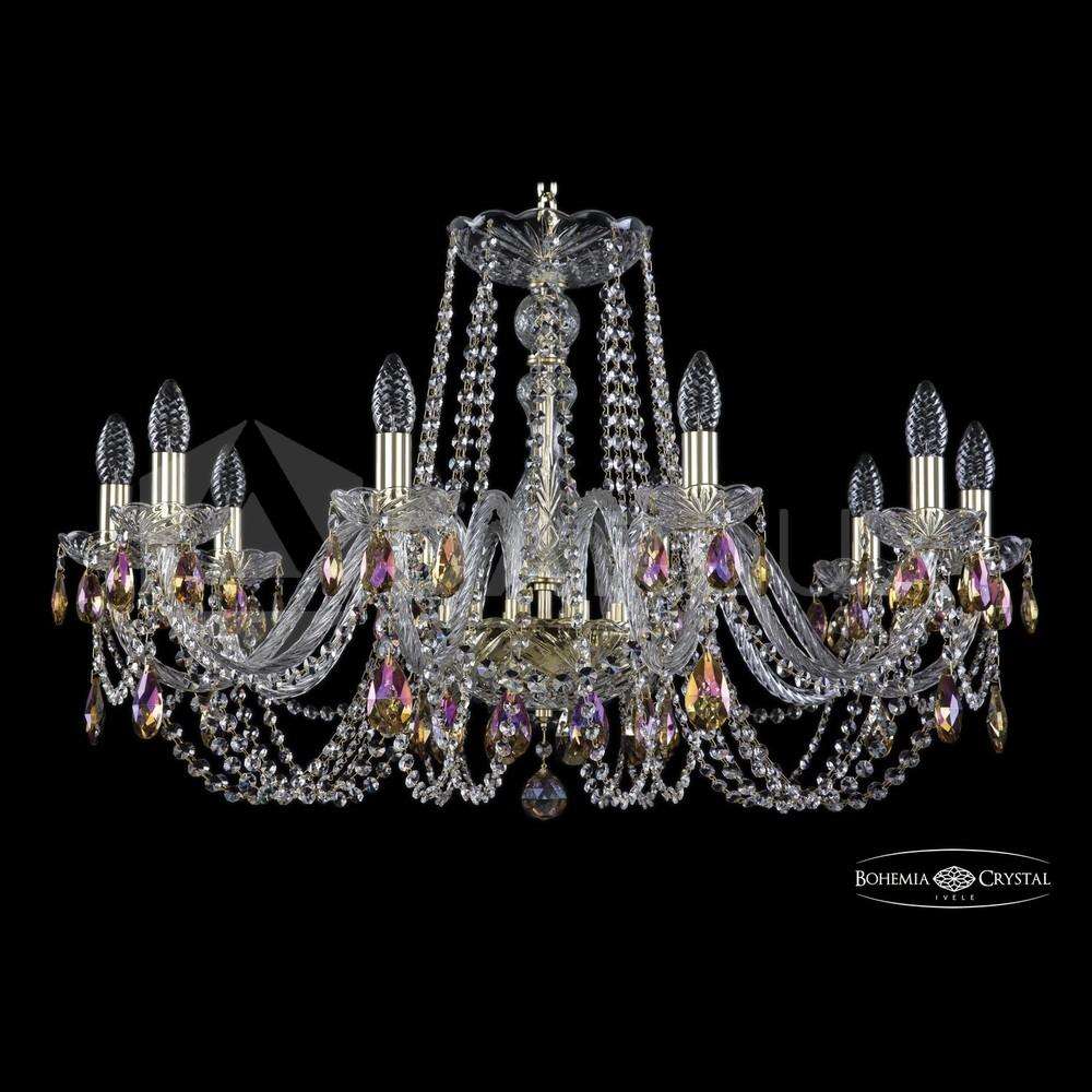Люстра хрустальная 1402/10/300 G K777 Bohemia Ivele Crystal