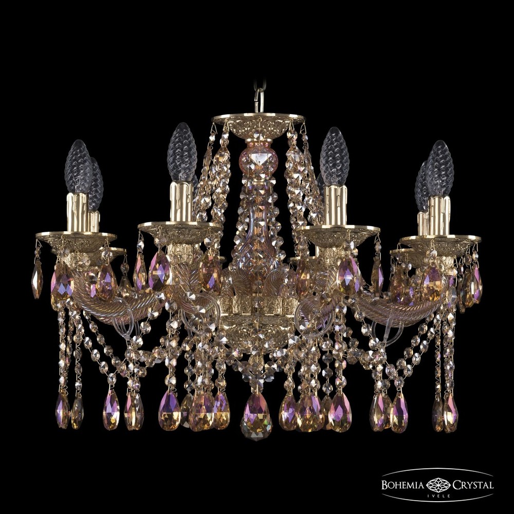 Люстра хрустальная 16113/8/200 G M777 Bohemia Ivele Crystal