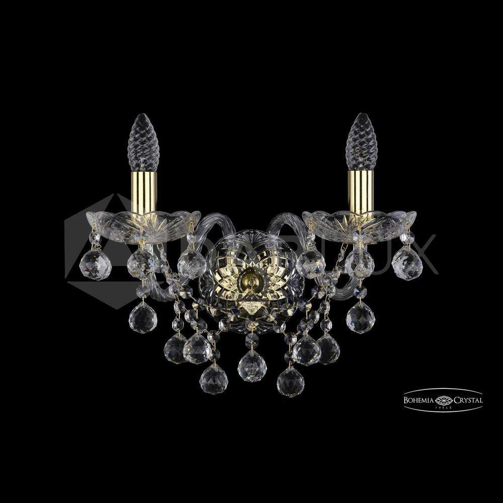 Бра хрустальные 1409B/2/160/XL G Bohemia Ivele Crystal