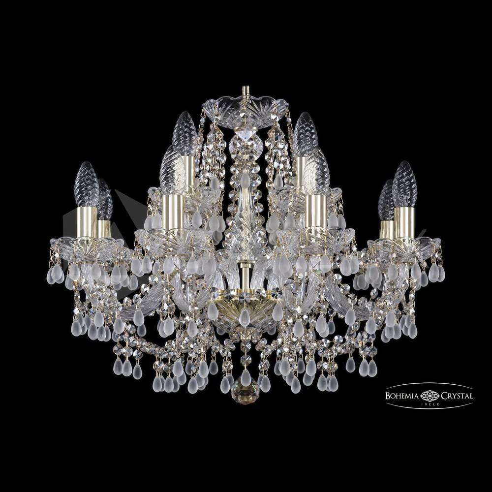 Люстра хрустальная 1410/8+4/195 G V0300 R801 Bohemia Ivele Crystal