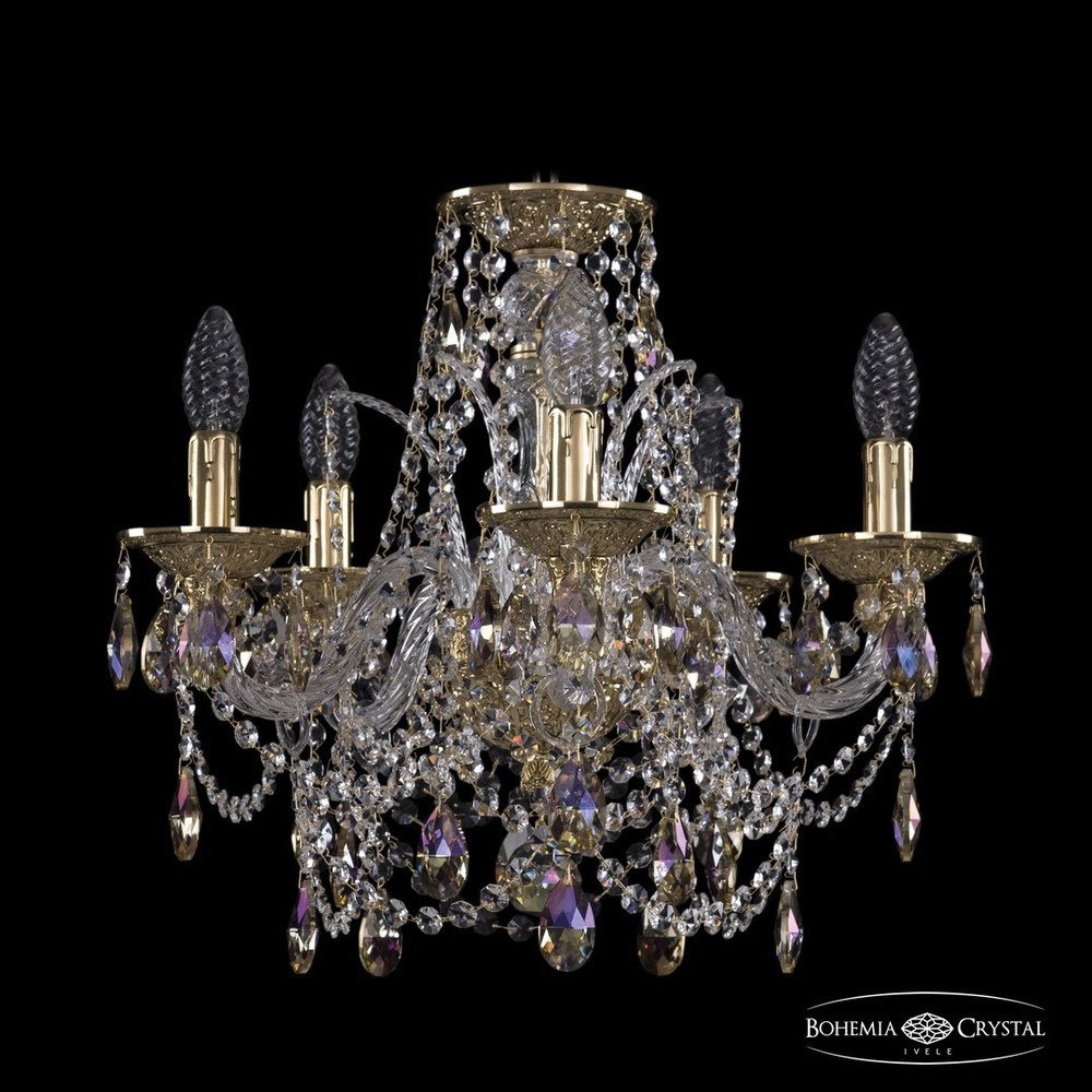 Люстра хрустальная 16111/5/141 G K801 Bohemia Ivele Crystal
