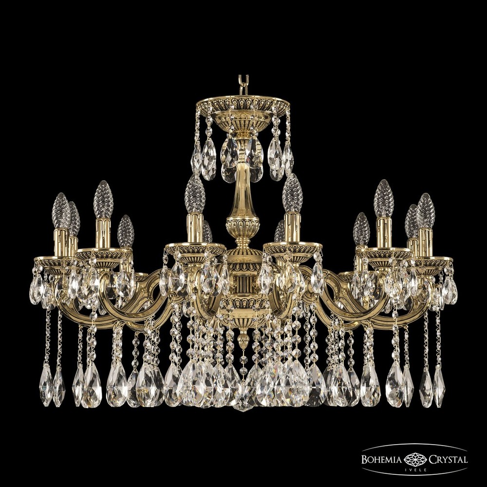 Люстра бронзовая 75101/12/250 A GB Bohemia Ivele Crystal