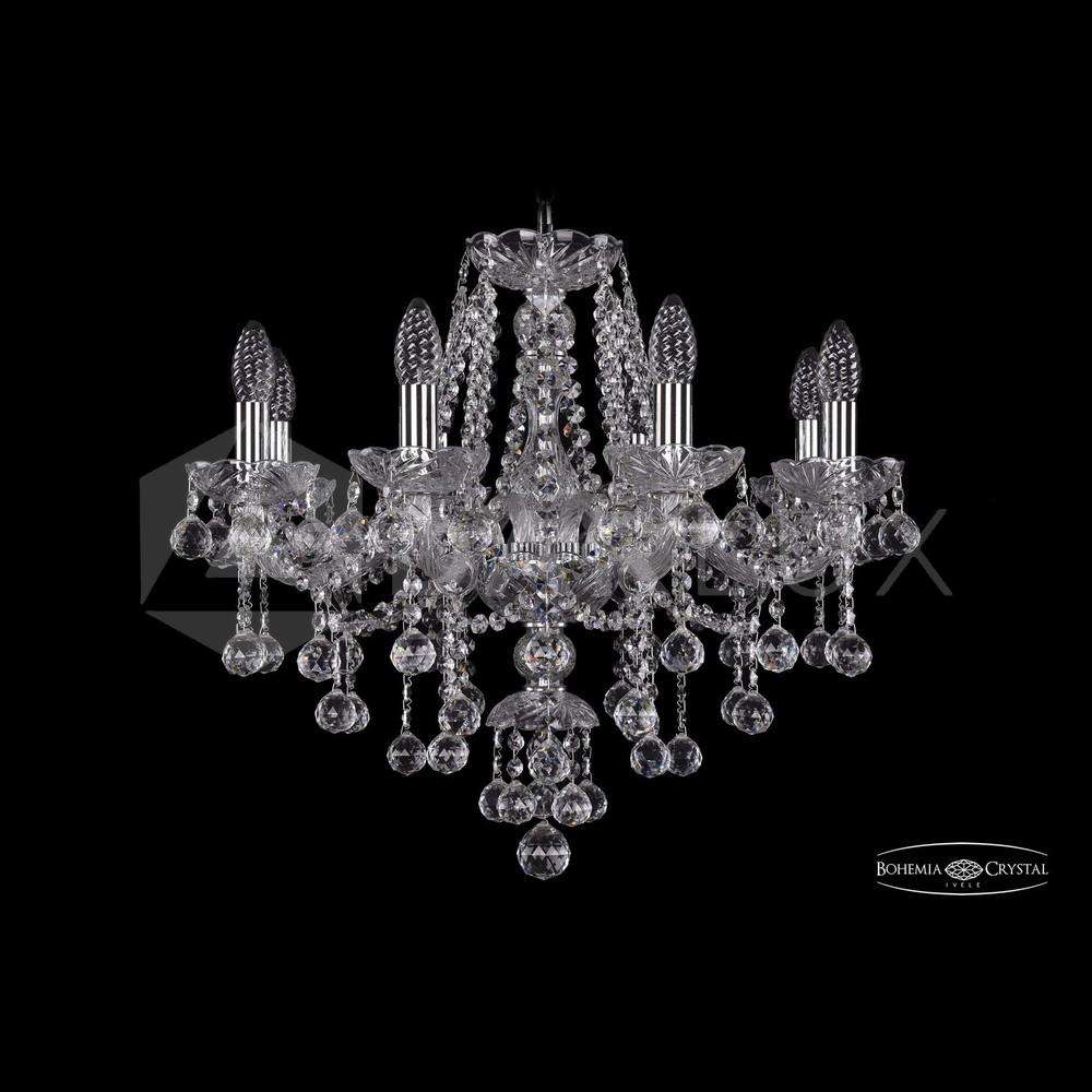 Люстра хрустальная 1415/8/200 Ni Balls Bohemia Ivele Crystal