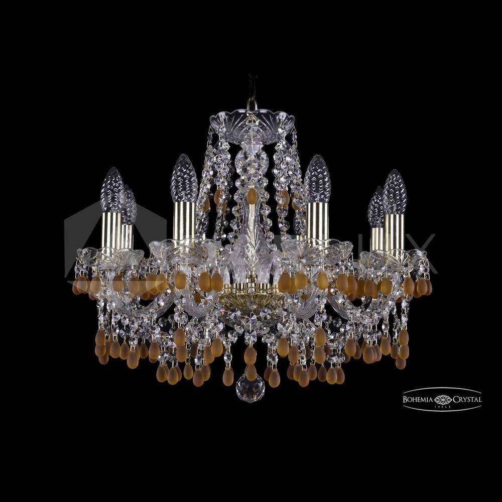 Люстра хрустальная 1410/8/160 G V1003 Bohemia Ivele Crystal