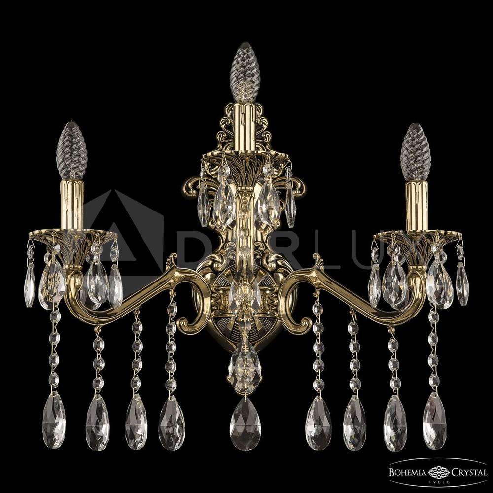 Бра бронзовые 7202B15/2+1/210/A GB Bohemia Ivele Crystal