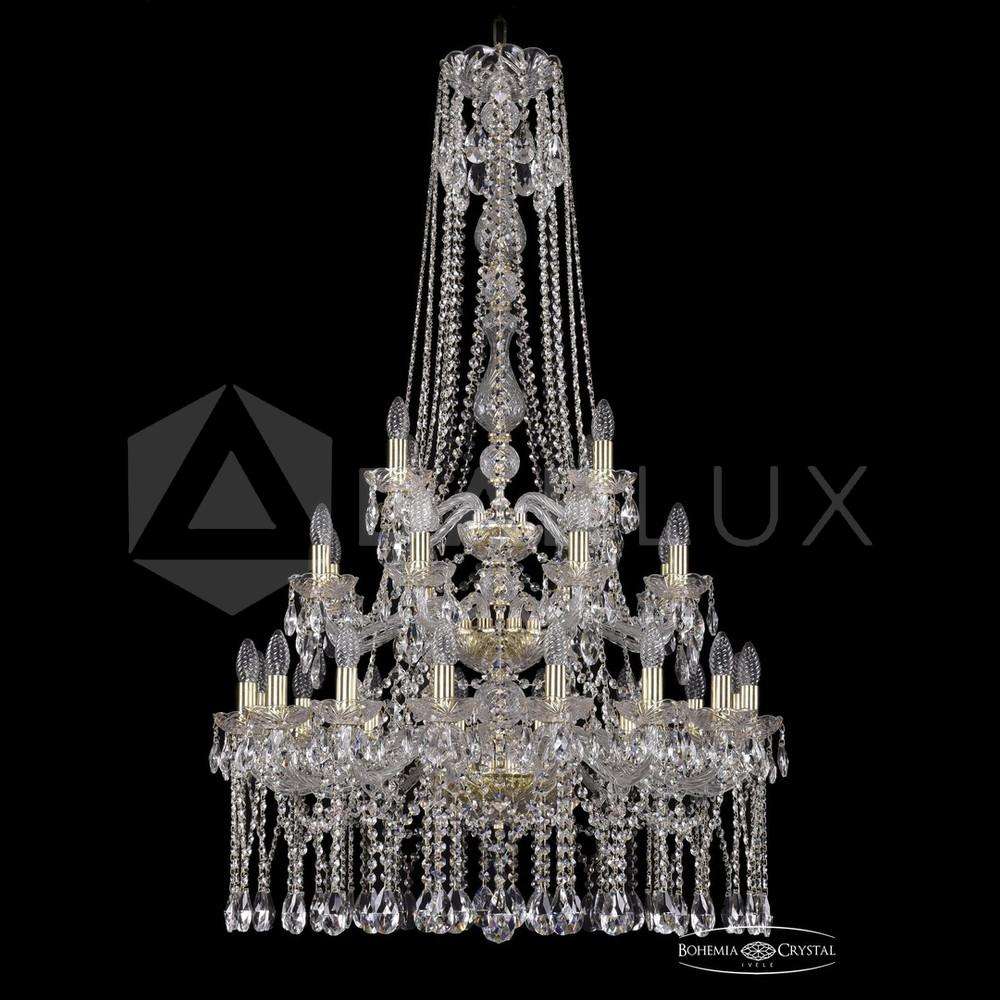 Люстра хрустальная 1413/16+8+4/300/h-134/3d G Bohemia Ivele Crystal