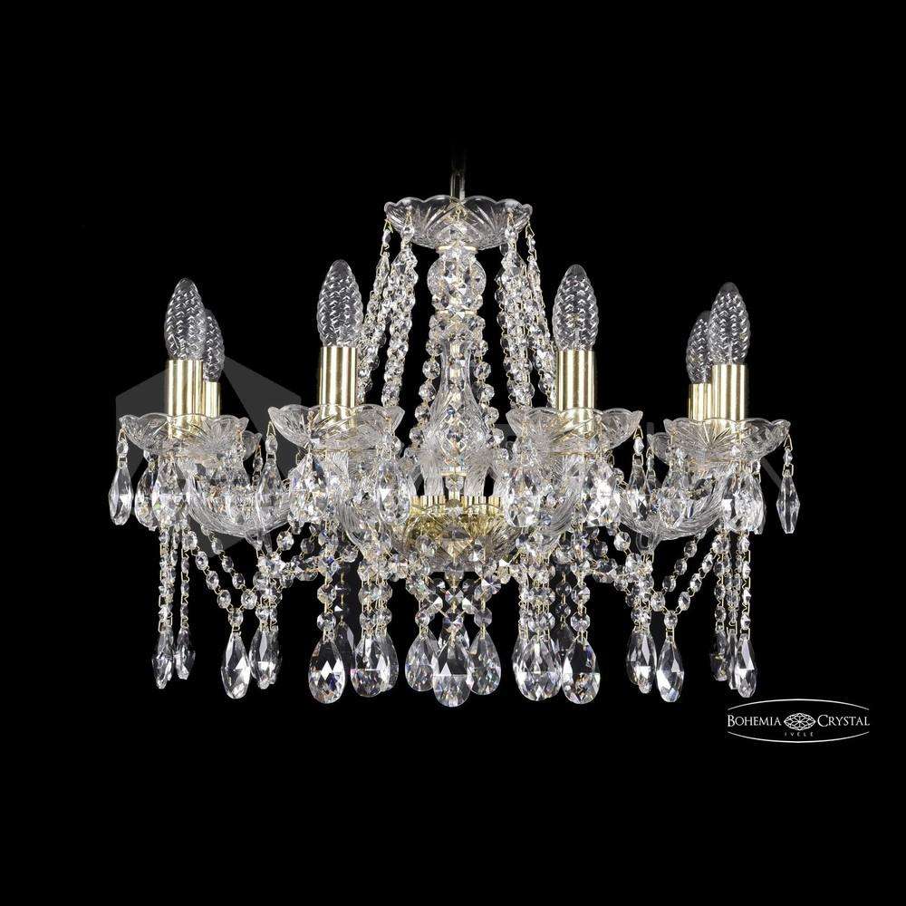 Люстра хрустальная 1413/8/200 G Bohemia Ivele Crystal