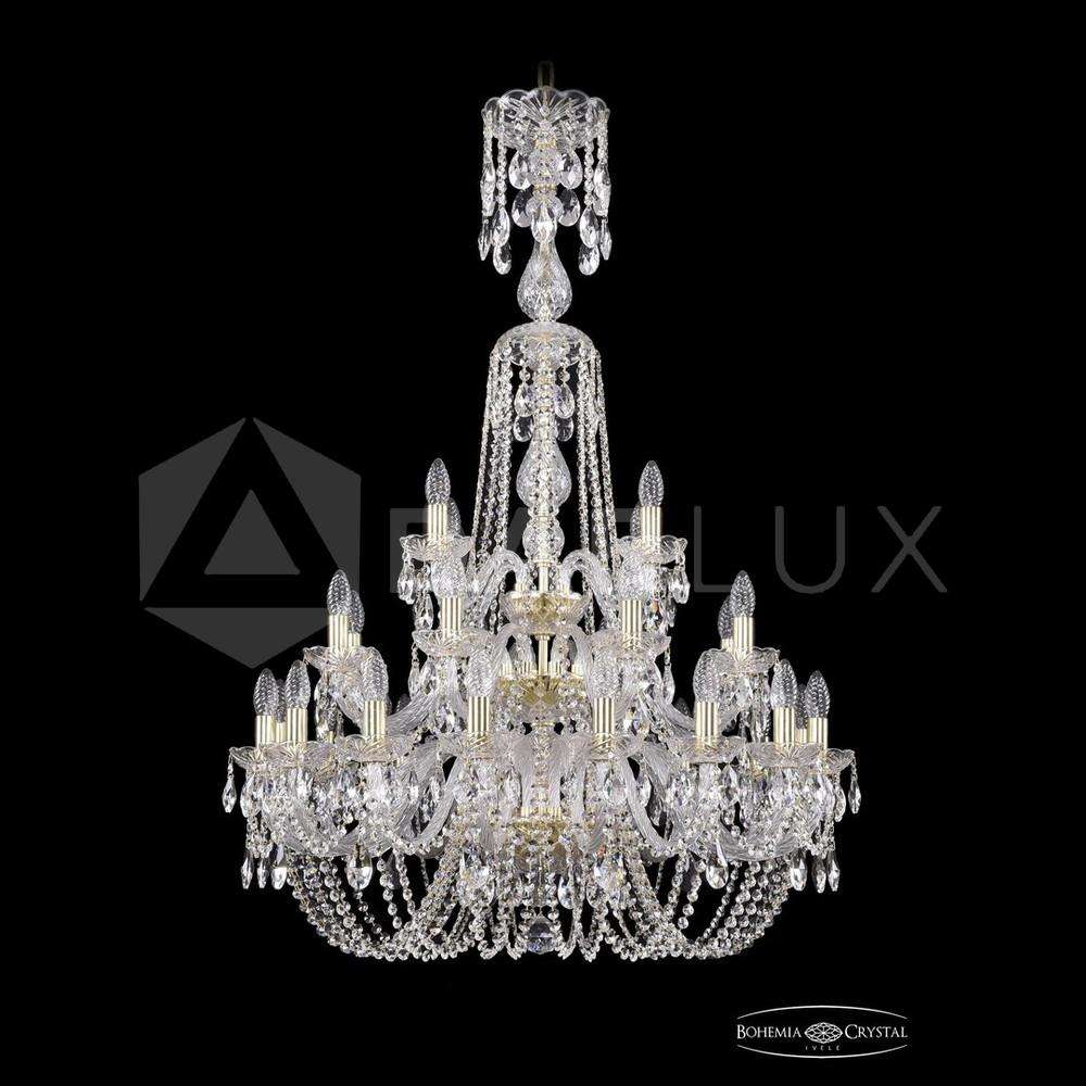 Люстра хрустальная 1402/16+8+4/300/XL-123/3d G Bohemia Ivele Crystal