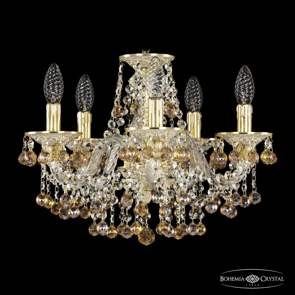 Люстра хрустальная 16109/5/141 GW K777 Bohemia Ivele Crystal