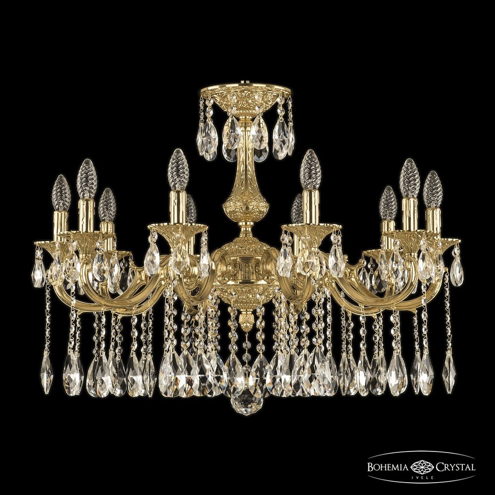 Люстра бронзовая 72101/10/250 A G Bohemia Ivele Crystal