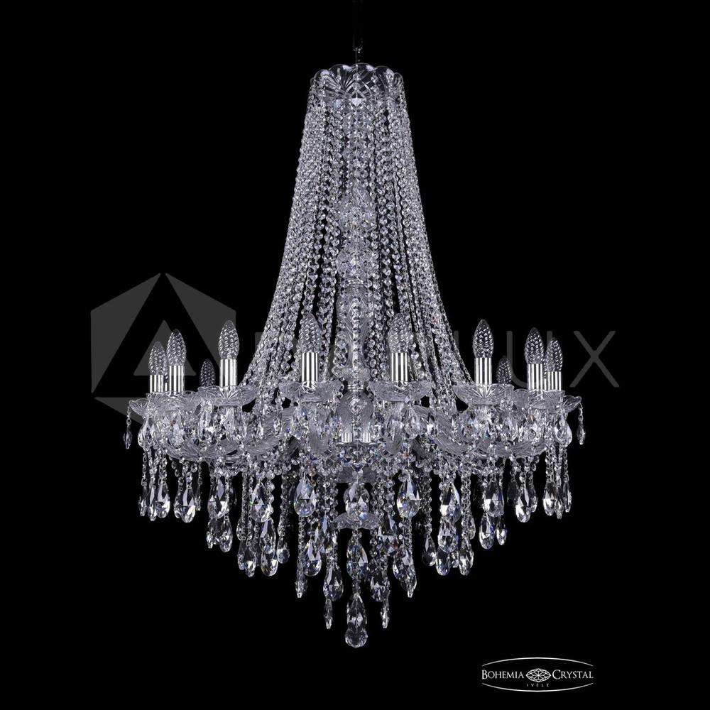 Люстра хрустальная 1415/16/300/h-108 Ni Bohemia Ivele Crystal