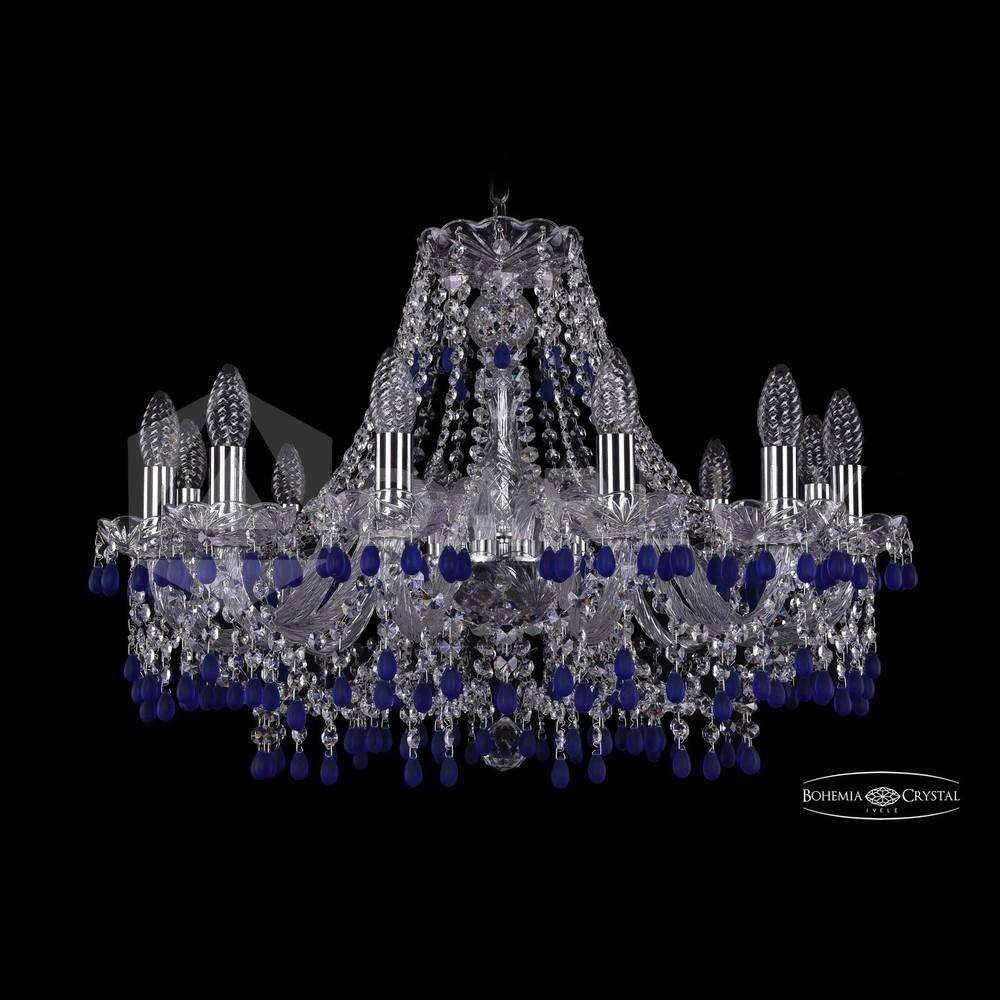 Люстра хрустальная 1410/12/240 Ni V3001 Bohemia Ivele Crystal