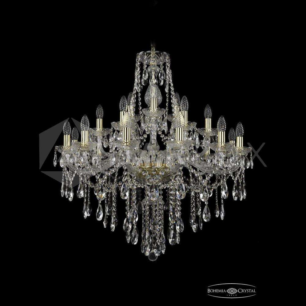 Люстра хрустальная 1415/12+6+3/300 G Bohemia Ivele Crystal